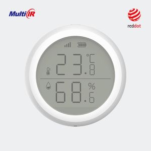 LCD Screen Zigbee Temperature Humidity Sensor 2.6V Tuya Zigbee Thermometer