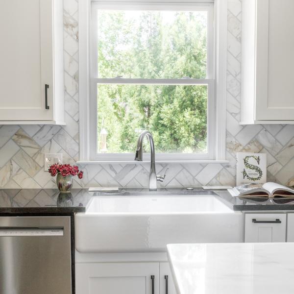 L Shaped Solid Wood Kitchen Pantry Cabinet Contemporary Shaker Style