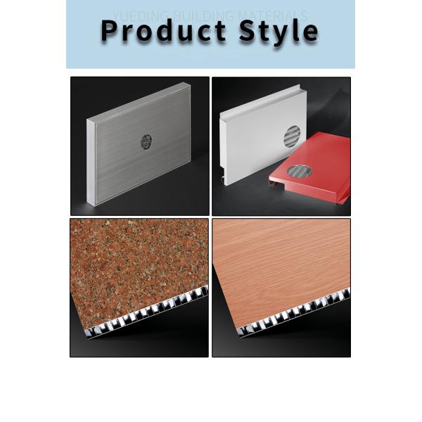 Office / Outdoor Aluminum Honeycomb Panels for Exterior Wall Decoration
