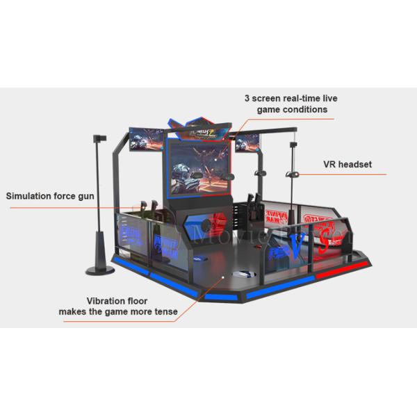 360 Degree 9d Vr Shoot Simulator Vr Shooting Game Arena Multiplayer Virtual Reality Equipment