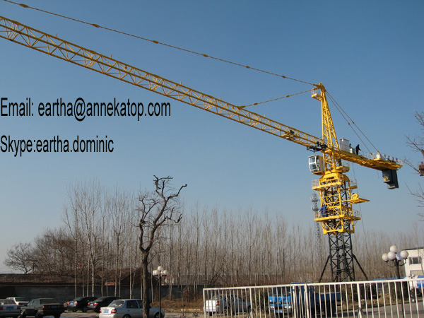 Low price QTZ6515 10t tower crane with high work effiency