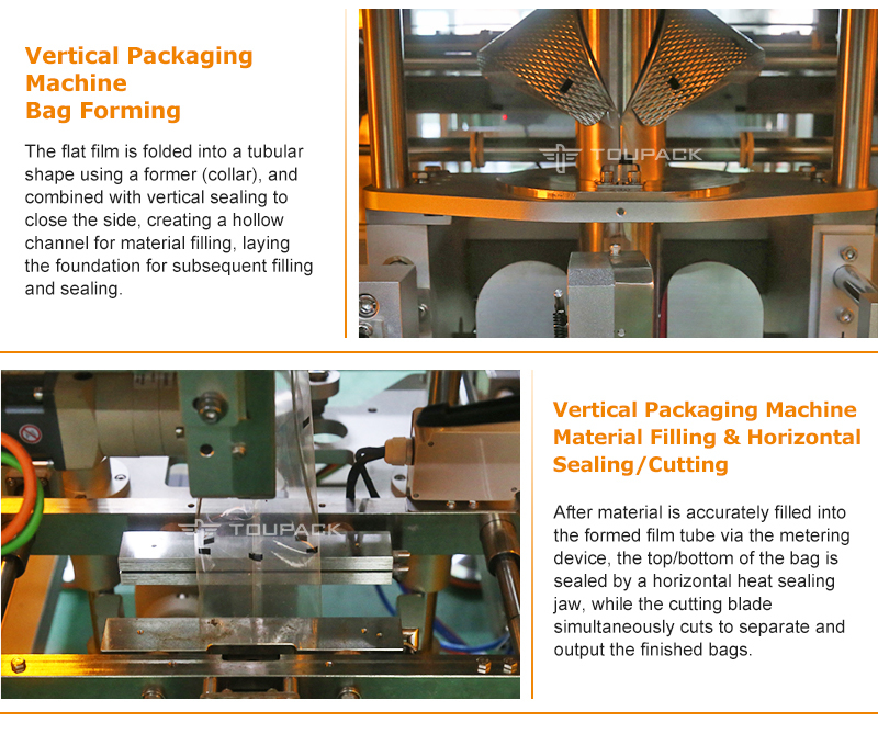 Automatic Pillow Bag Weighing Packing Machine for Snacks Nuts Granules 5-200g High Speed Food Packaging Equipment
