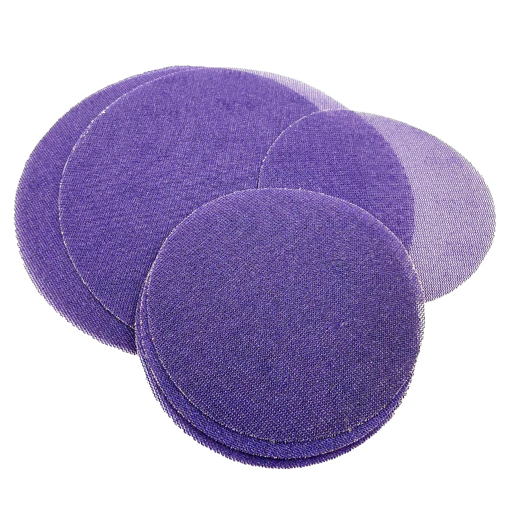125mm Aluminium Oxide Mesh Sandpaper Abrasive Sanding Disc with Hook and Loop Backing
