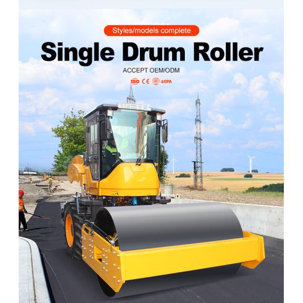 8 Ton Ride-On Asphalt Road Roller Vibrator Compactor Single Drum Road Rollers