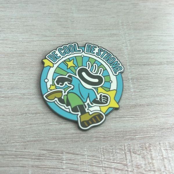 Calistoga Hot Air Balloon Enamel Pin, California Travel Souvenir Lapel Pin, Rainbow Sky Collectible Badge