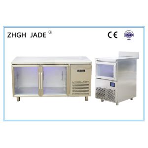 SS304 Shell LED Blue Light Refrigerator With Digital Temperature Controller