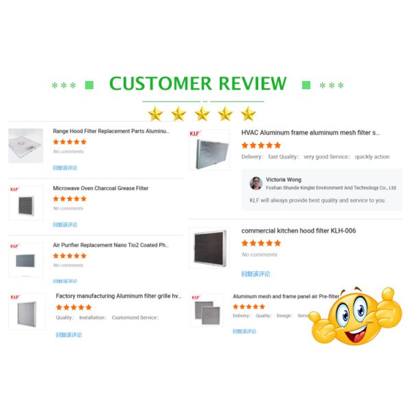 Washable Aluminium Mesh Grease Filter for Kitchen Range Hood with Customizable Size
