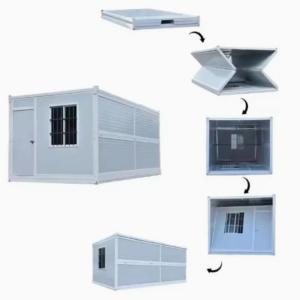 Space-Saving Prefab Mobile Portable Folding Container Houses Camp