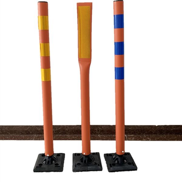 New Design Fluorescent PVC Traffic Post Flexible Delineator Post PVC Bollard