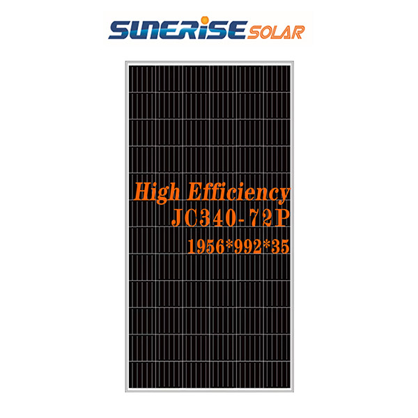 IP68 340Watt Polycrystalline Solar Panel 156*156mm*72 Pcs Cells