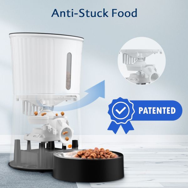 Automatic Smart Eco-Friendly Plastic Pet Feeder with Charge Remote Control Timed Dog Food Dispenser