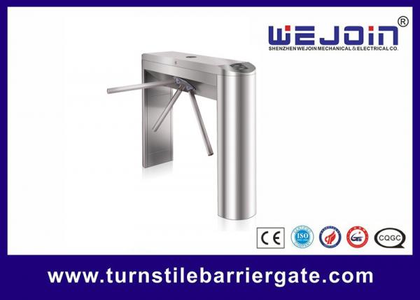Quality 304 SS Tripod Turnstile Barrier Gate Card Swipe Security Entrance Machine for sale