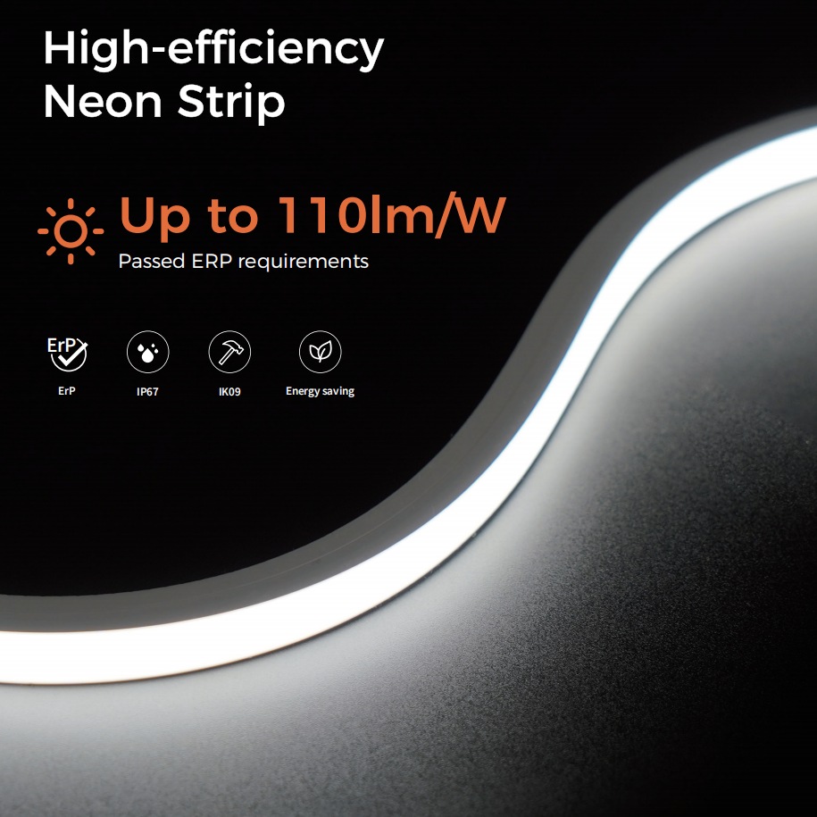 High Efficacy Top Bend LED Neon Strip The Ultimate Choice for Customized and Tailored Lighting Solutions NHT-2020