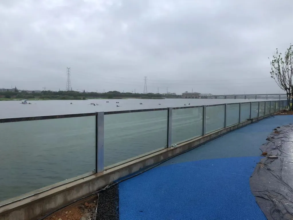Transparent Landscape Glass Flood Control System , Flood Control Barrier