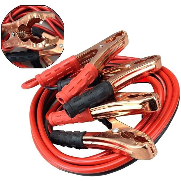 10mm Portable Car Jump Starter Cables Lightweight 1000 AMP Copper Wire