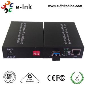 Buy cheap 1310nm Gigabit Fiber Ethernet Media Converter SFP Slot With DIP Switch product