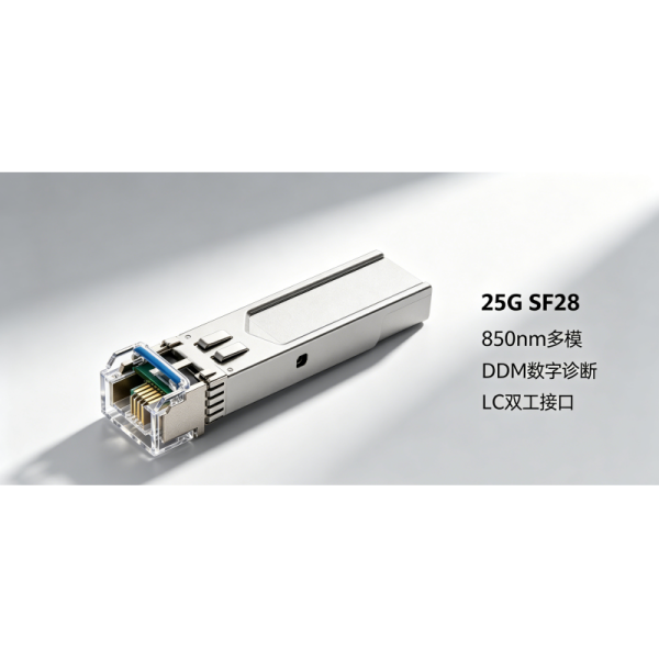Enterprise 25GBASE-SR SFP28 Transceiver HZAS25A10 With Digital Diagnostic Monitoring , OM3OM4 Fiber Compatible