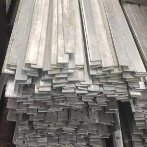 China 1% Tolerance Galvanised Flat Bar Cold Rolled Non Alloy Flat Steel Customization Bending Service on sale