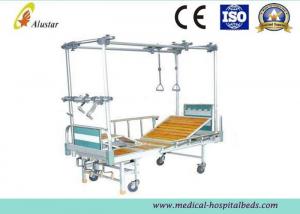 Buy cheap Steel Bed Frame Double Column Hight Adjustable Orthopedic Traction Bed With Turning Table (ALS-TB03) product