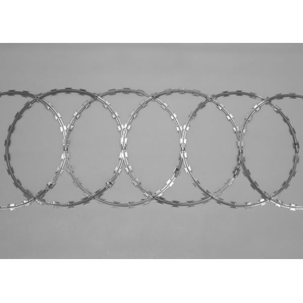 Hight Security Razor Wire Flat Wrap Barbed Wire Tope Security Wire Compact Style 14-16m