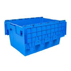 China Foldable Collapsible Stackable Pallet Box 710*575*485 for Food Packaging and Storage on sale