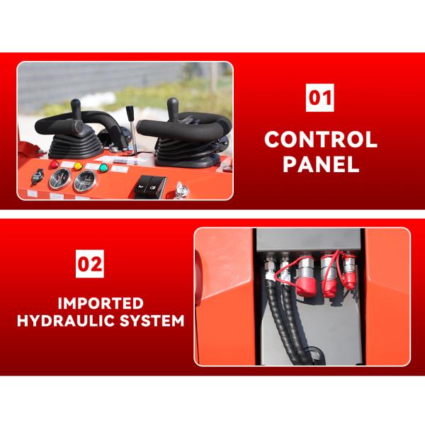 TRS-360Z Mini Skid Steer Loader EPA Approved Small Loader Diesel Powered Multiple color options