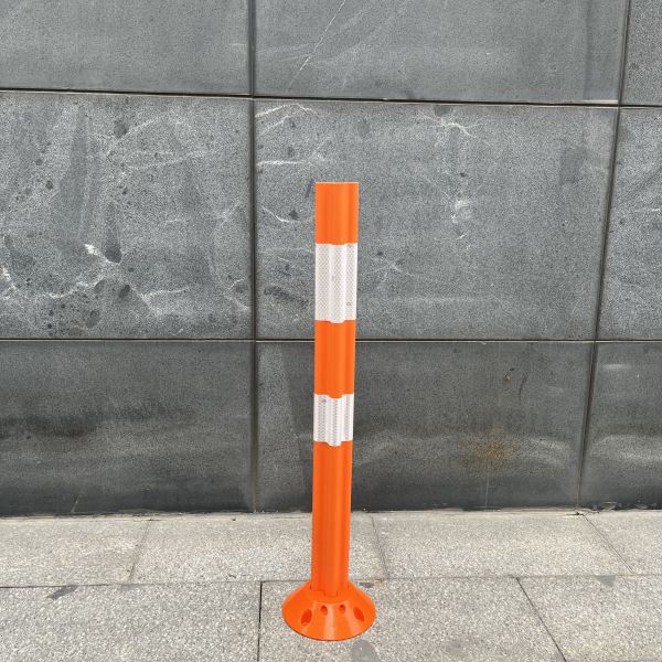 Beijing ROADSAFE Warning Flexible Reflective traffic guardrail road delineator post Cloud Tubular bollard 1.2kg 90CM Pole Post Delineat