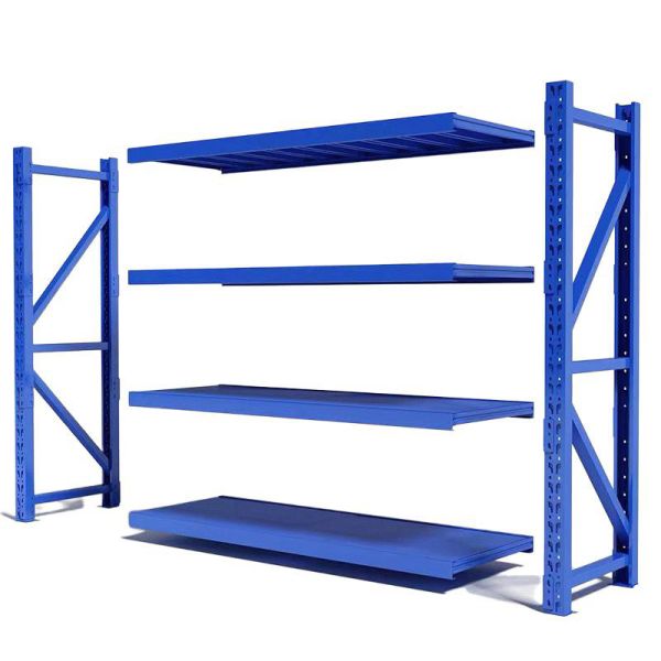 4-Level Adjustable Steel Garage Racking with Custom Powder Coating for Stacking and Storage