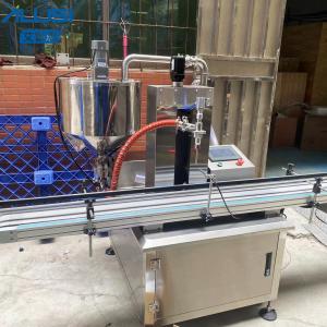 Buy cheap Automatic Rotor Pump Paste Liquid Filling Machine With Mixing Heater product