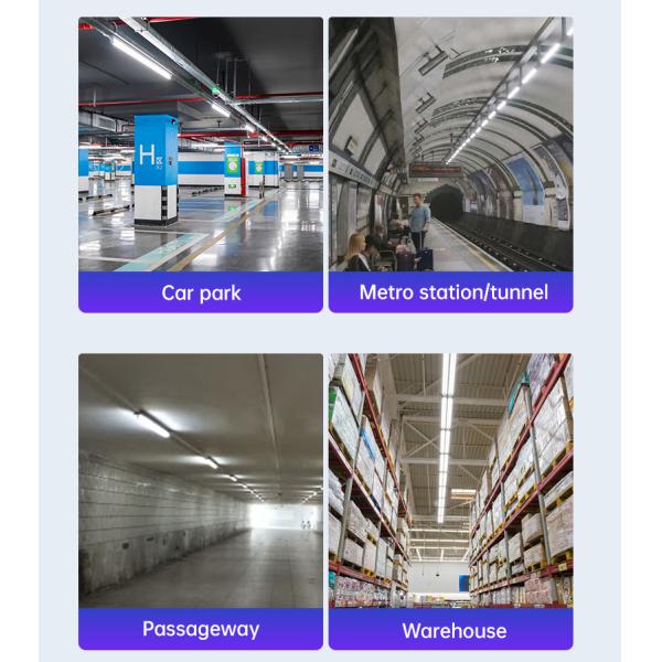LED Batten Light Product Application 18W 220lm/W 2FT Linear LED Batten With Sensor In Warm White Daylight White