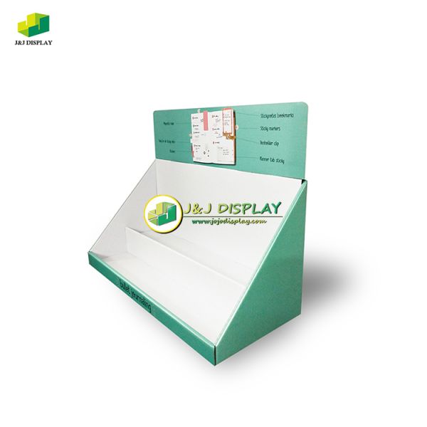 DIY Desk Countertop Cardboard Display Box Pop Foldable PDQ For Note Books