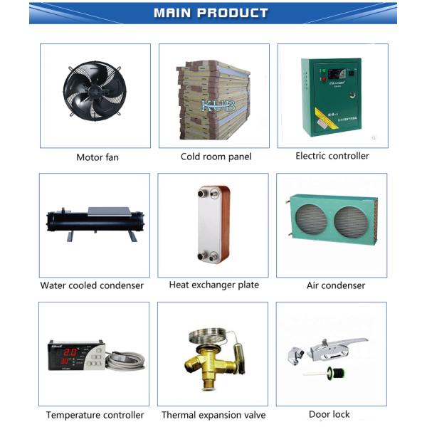 5HP Water Cooled Condensing Unit 380V with Shell and Tube Condenser