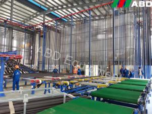 China Automatic Vertical Profile Powder Coating line on sale