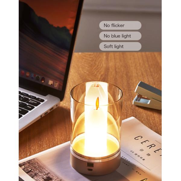 Hand Induction Sensor LED Candle Night Light , Smart Home Lights For Restaurant