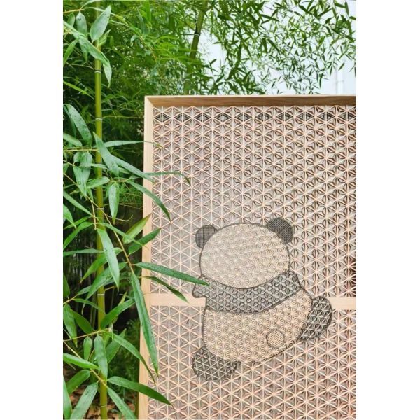 Woodworking Kumiko Wood Crafts for Wood Door Window Wooden Box Japanese Restaurant Decoration Partition