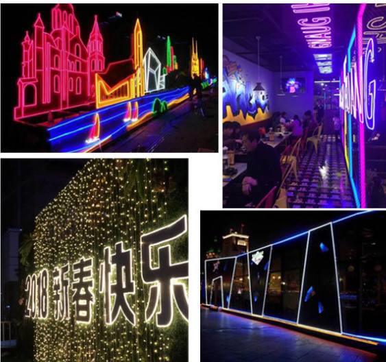 Premium 24V LED Strip Lights Flexible Waterproof IP65 LED Tape Lighting for Building Facade Signage Event Stage