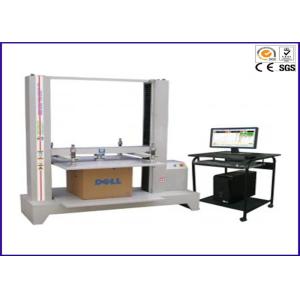 Carton Compression Tester 10KN 20KN 50KN , Servo Control Compression Testing