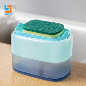 China FCC Kitchen Soap Dispenser With Sponge Holder For Bathroom Hotel Toilet on sale