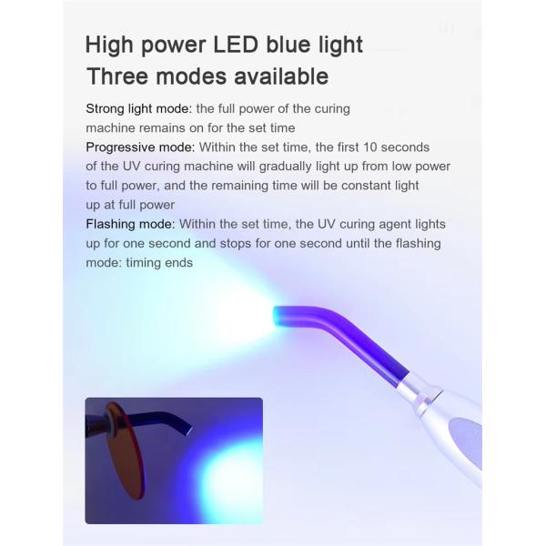 Dental Led Curing Light Plastic Body Colorful Design Cordless Dental Light Cure Lamp