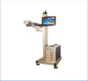 Buy cheap Flying Laser Plastic PVC Pipe Printing Machine With Touch Screen , High Speed product