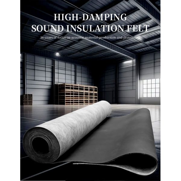 Soundproof Wall Felt MLV Mass Loaded Vinyl Roll Eco Friendly Sound Barriers