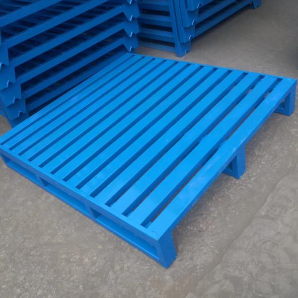 Heavy Duty Steel Pallets 500KG-3000KG Load 2 Way 4 Way Entry Metal Pallets