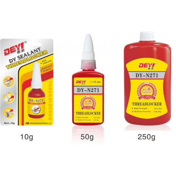 DY-N271 Anti-Vibration Anaerobic Threadlocker - High Strength Leak-Proof Adhesive for Industrial Fasteners