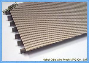 Buy cheap Heavy Gauge Metal Wire Mesh , Stainless Steel Grid Mesh Strainer Basket Wedge Wire Slotted product
