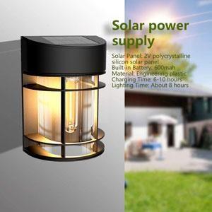Buy cheap Constantly Bright Solar Garden Wall Light 5V 150MA Solar Panel Waterproof product