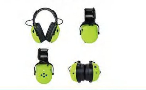 ANSI Specification Electronic Ear Muff with Noise Reduction and ABS Material for Industrial Safety