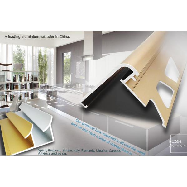Gutters aluminum tile trim profiles