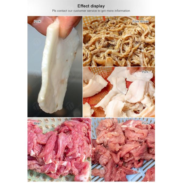 0.55KW Beef Offal Meat Processing Machine Pork Offal Chicken Breast