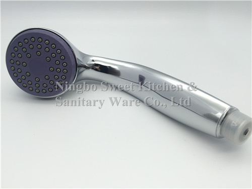 ABS material single function chromed shower hand spray shower classic model