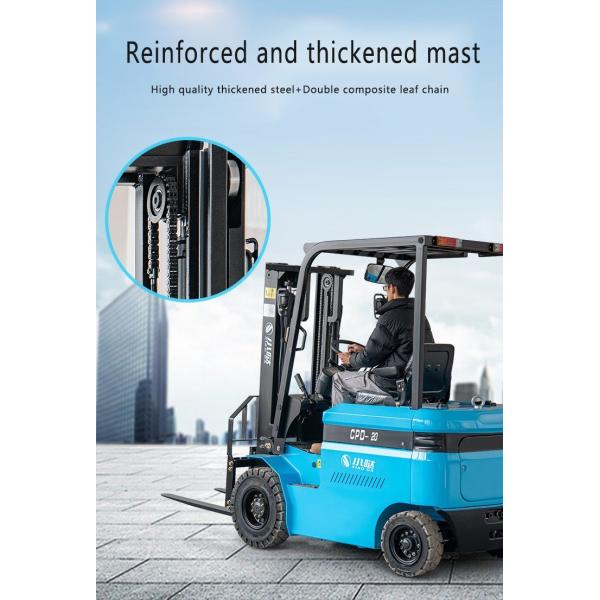 CE Certified Electric Powered Forklift 3 Ton AC Control Eco Friendly four wheel forklift